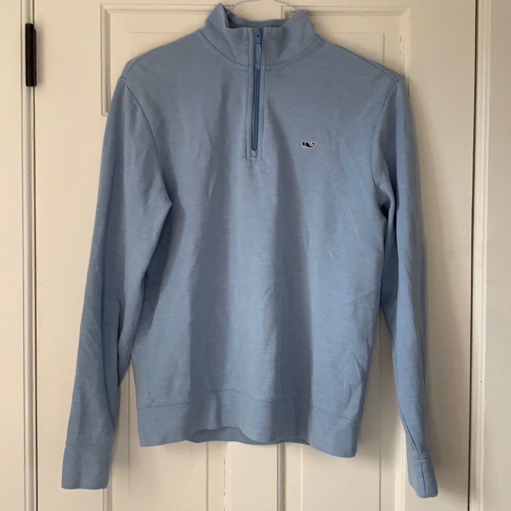 Quarter zip Vineyard Vines sweater.